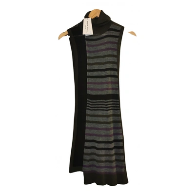 Pre-owned Sonia Rykiel Wool Mid-length Dress In Multicolour