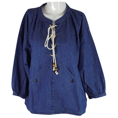 Pre-owned The Great Blouse In Blue