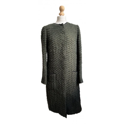 Pre-owned Dolce & Gabbana Wool Coat In Green