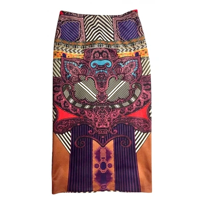 Pre-owned Devotion Twins Mid-length Skirt In Multicolour