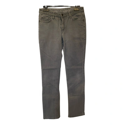 Pre-owned Comptoir Des Cotonniers Slim Jeans In Grey