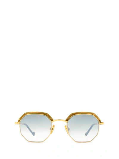 Eyepetizer Air Sun Green And Gold Sunglasses