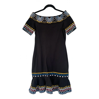 Pre-owned Peter Pilotto Mini Dress In Black