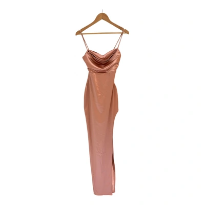 Pre-owned Windsor Maxi Dress In Gold
