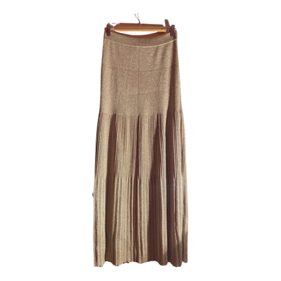 Pre-owned Missoni Skirt In Beige