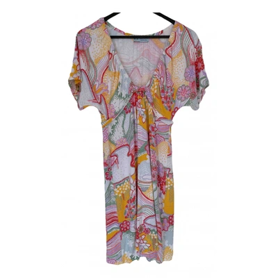 Pre-owned Clements Ribeiro Mini Dress In Multicolour