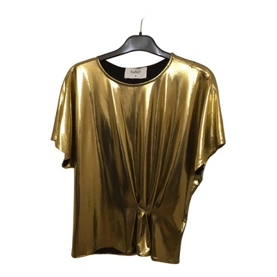 Pre-owned Ba&sh Top In Gold