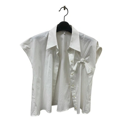 Pre-owned Helmut Lang Blouse In White