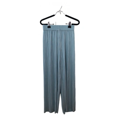 Pre-owned Alice And Olivia Carot Pants In Turquoise