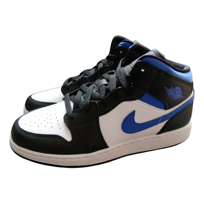 Pre-owned Jordan 1 Leather Trainers In Multicolour