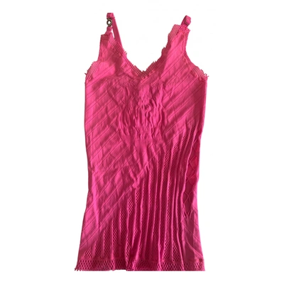 Pre-owned Roberto Cavalli Vest In Pink