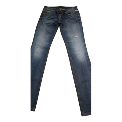Pre-owned Fracomina Straight Jeans In Blue