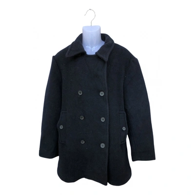 Pre-owned Kansai Yamamoto Coat In Blue