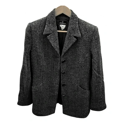 Pre-owned Les Copains Wool Blazer In Grey