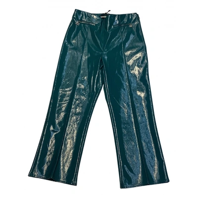 Pre-owned Elisabetta Franchi Chino Pants In Green