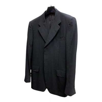 Pre-owned Canali Wool Jacket In Grey