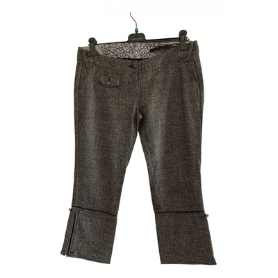 Pre-owned Peuterey Wool Short Pants In Grey