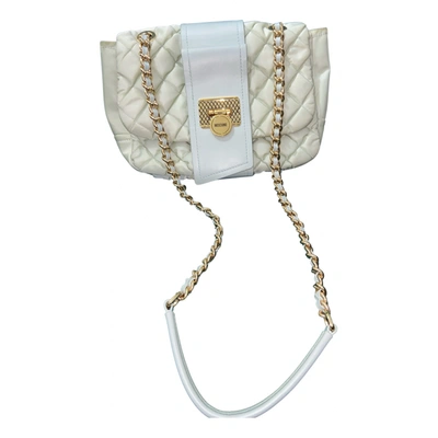 Pre-owned Moschino Handbag In White