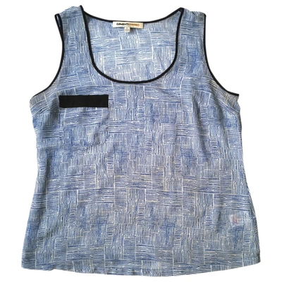 Pre-owned Clements Ribeiro Vest In Blue