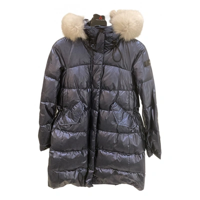 Pre-owned Peuterey Puffer In Blue