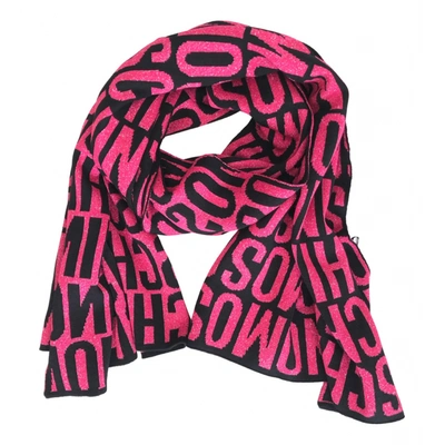 Pre-owned Moschino Wool Scarf In Multicolour