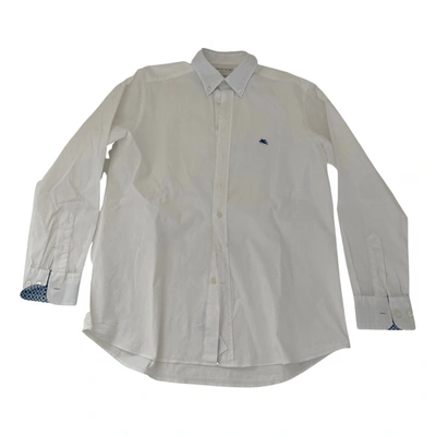 Pre-owned Etro Shirt In White
