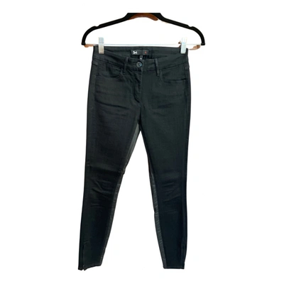 Pre-owned 3x1 Slim Jeans In Black