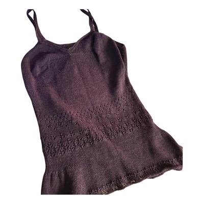 Pre-owned Antik Batik Wool Camisole In Purple