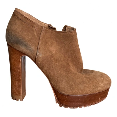 Pre-owned L'autre Chose Ankle Boots In Brown