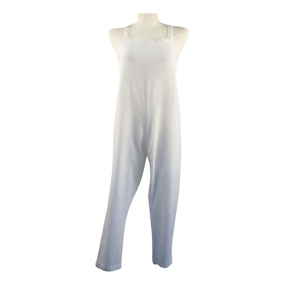 Pre-owned Mikoh Jumpsuit In White