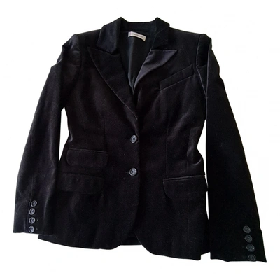 Pre-owned Mangano Blazer In Black