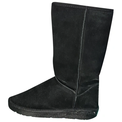Pre-owned Ugg Ankle Boots In Black