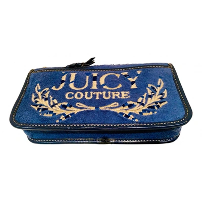 Pre-owned Juicy Couture Clutch Bag In Blue