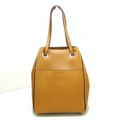 Pre-owned J & M Davidson Leather Handbag In Brown