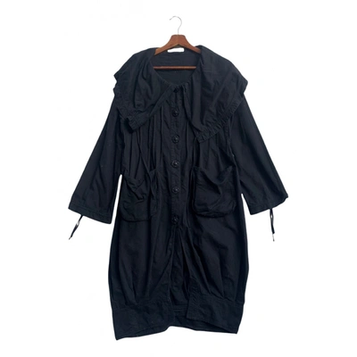 Pre-owned Luxury Fashion Trench Coat In Black
