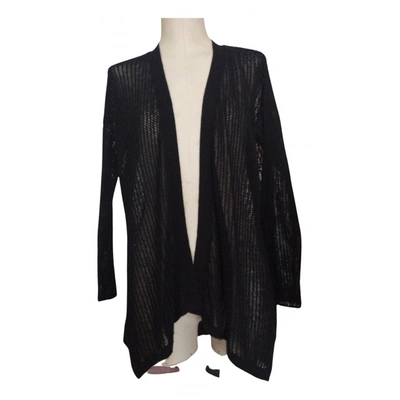 Pre-owned Allude Cashmere Cardigan In Black