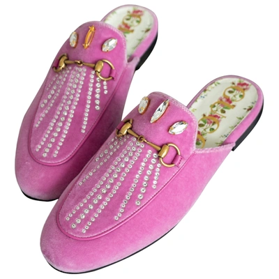 Pre-owned Gucci Sandals In Pink
