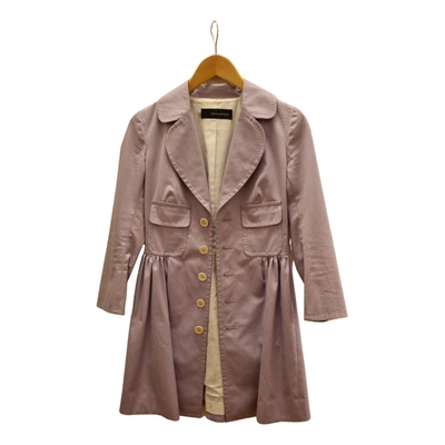 Pre-owned Dsquared2 Coat In Purple