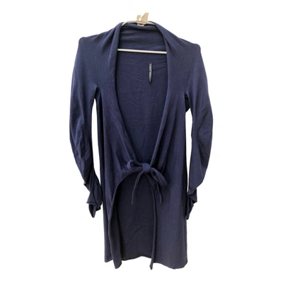 Pre-owned Liviana Conti Wool Cardigan In Blue