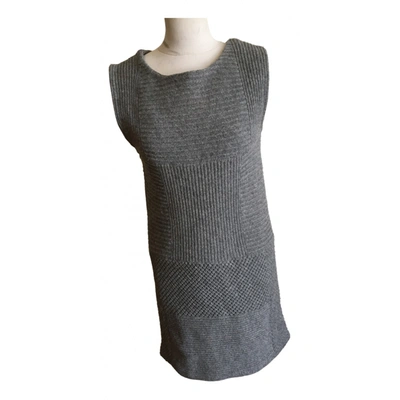 Pre-owned Apc Wool Dress In Grey