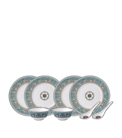 Wedgwood Florentine Turquoise 8-piece Dinner Set In Multi