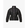 Givenchy Convertible Quilted Padded Shell Jacket In Black