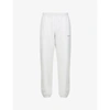 OFF-WHITE DIAGONAL-PRINT RELAXED-FIT COTTON-JERSEY JOGGING BOTTOMS