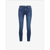 7 For All Mankind Slim Illusion High-rise Cropped Skinny Jeans In Eloquent