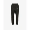 OFF-WHITE BRAND-EMBROIDERED REGULAR-FIT TAPERED-LEG JERSEY JOGGING BOTTOMS