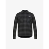 OFF-WHITE CHECK-PRINT RELAXED-FIT RECYCLED-COTTON-BLEND SHIRT