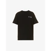 OFF-WHITE SWIMMING MAN BRANDED COTTON-JERSEY T-SHIRT
