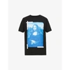 OFF-WHITE MONALISA GRAPHIC-PRINT COTTON-JERSEY T-SHIRT