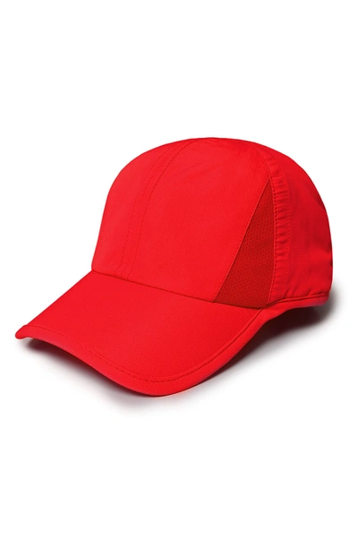 Ponyflo Active  Solid Cap In Red