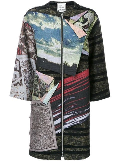 Miharayasuhiro Patched Dress In Multicolour